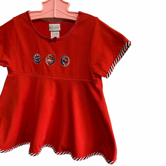 Vintage Carter's Soda Embroidered Top 4T - Picture 2 of 5